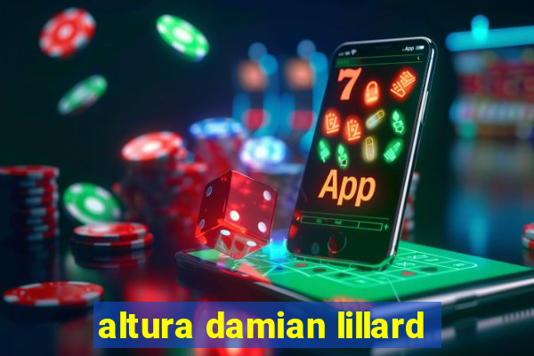 altura damian lillard